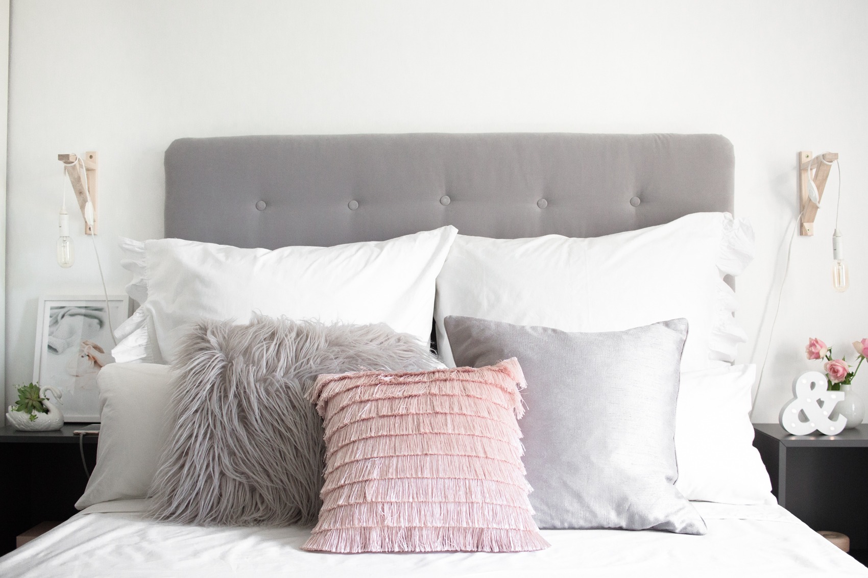 Diy Kopfteil Fur S Bett Aus Samt Im Chesterfield Look Alexandra Winzer