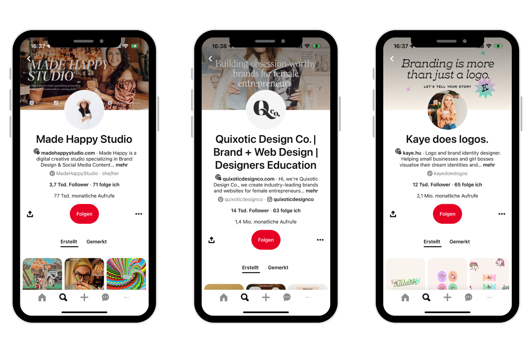 Pinterest als Designerin: Auf einen Pin mit Template Designer Julie