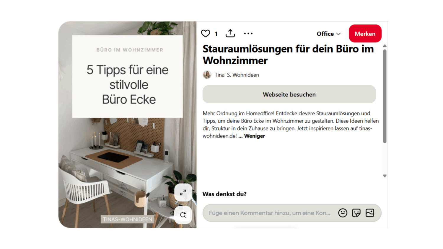 Office Einrichtung
