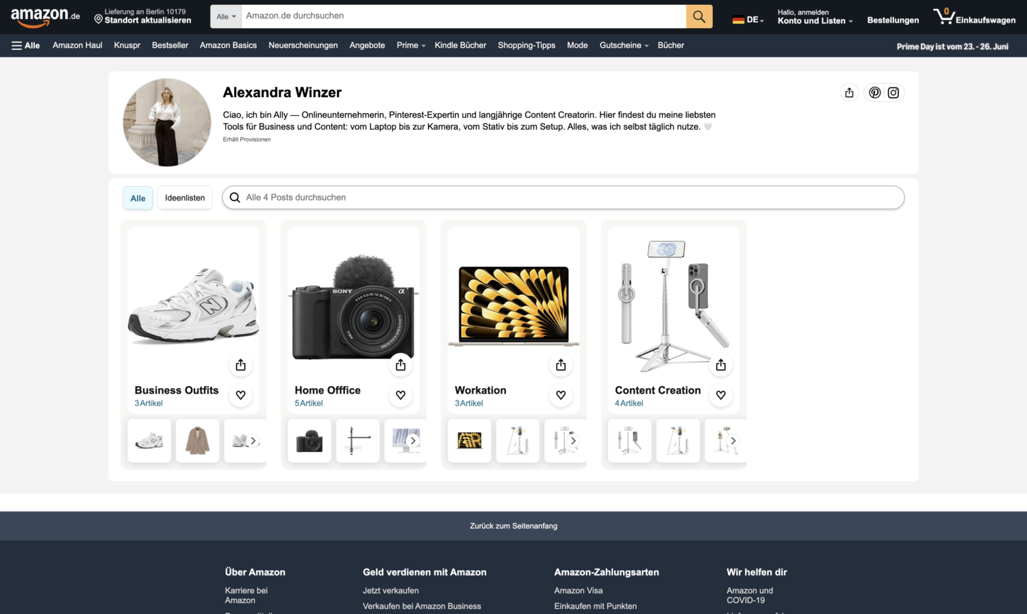 Amazon Affiliate Marketing mit der Storefront