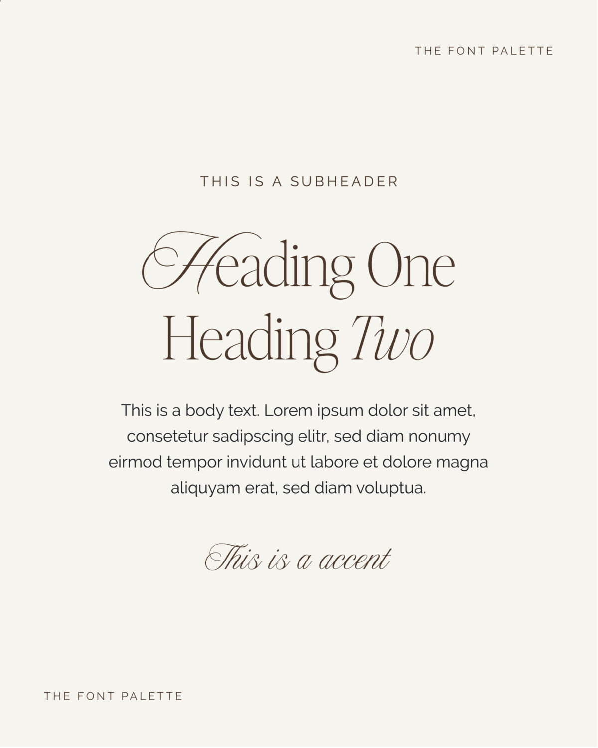Typografie Konzept für das neue Brand Design von Alexandra Winzer