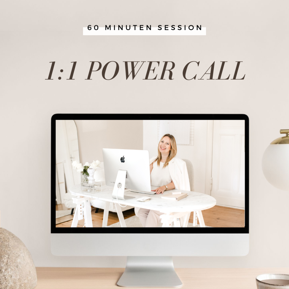Du hast nur ein kleines Anliegen für Pinterest? Buch dir jetzt deinen 1:1 Call und stell mir in 60 Minuten alle deine Fragen.